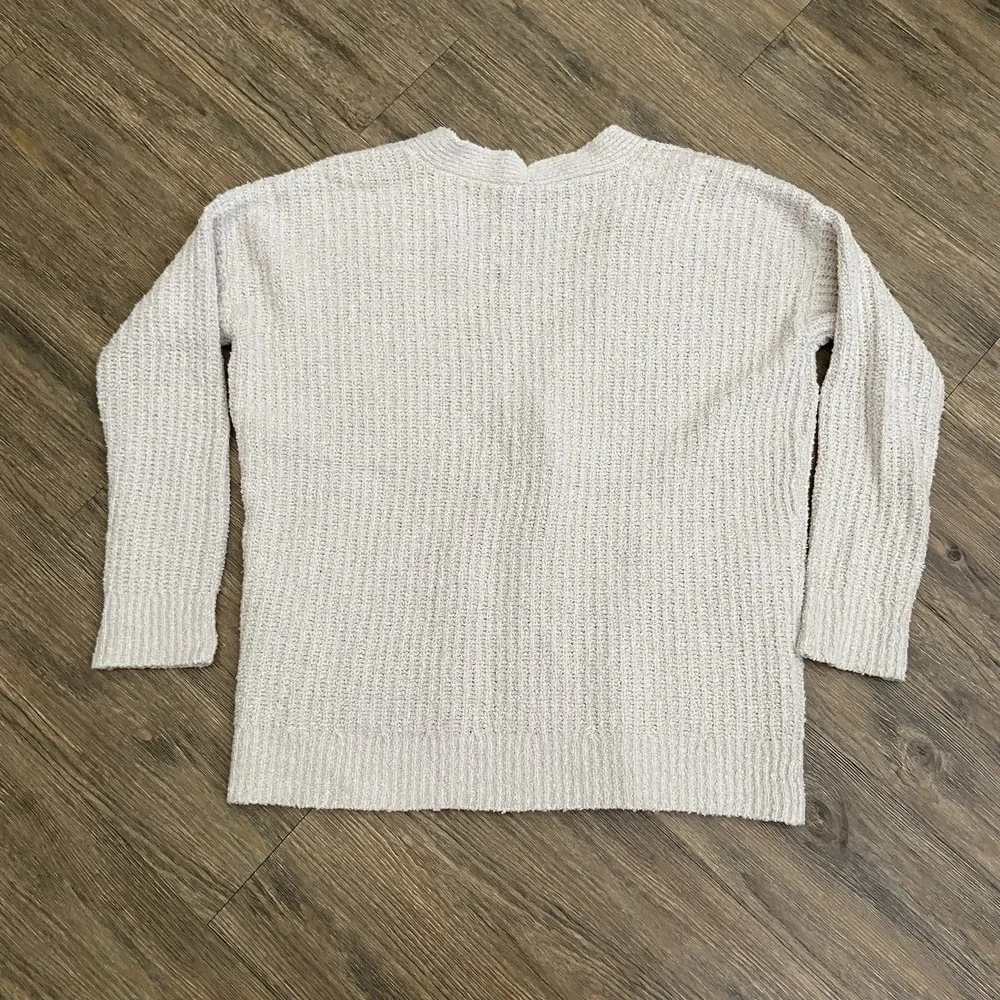Eileen Fisher Beige  Cotton Cashmere Blend Cardigan